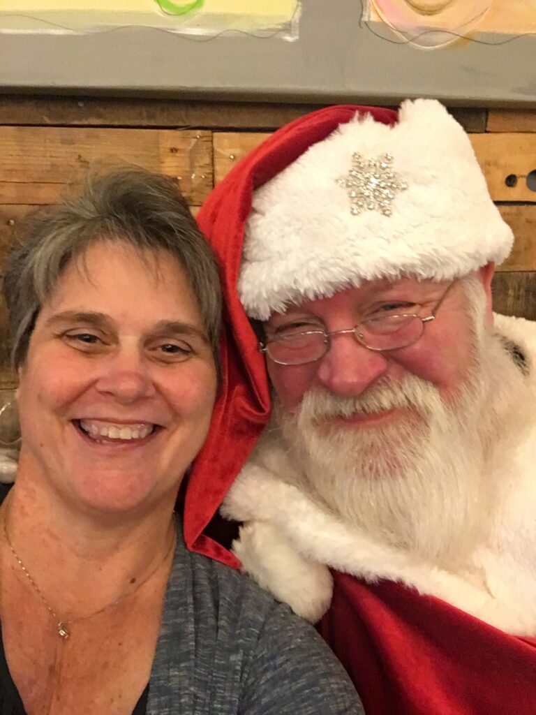 New and improved Santa Claus with Mrs Claus at Pie in the Sky Conroe 2019